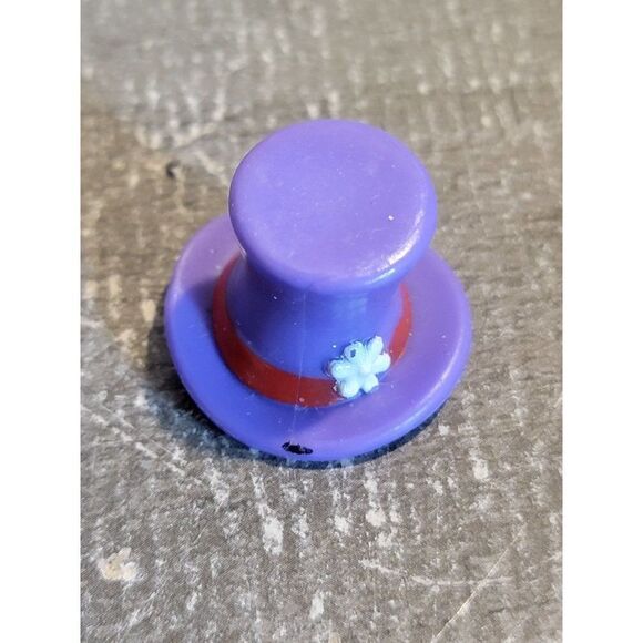 Shopkins mini purple hat flower red moose toy figure - Picture 1 of 4